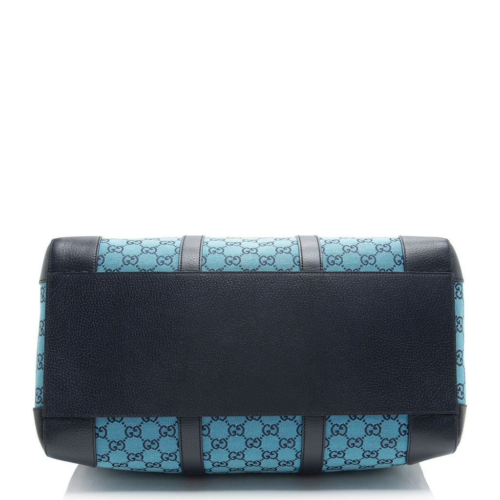 Gucci GG Canvas Savoy Medium Duffle (SHF-8zVTxr)
