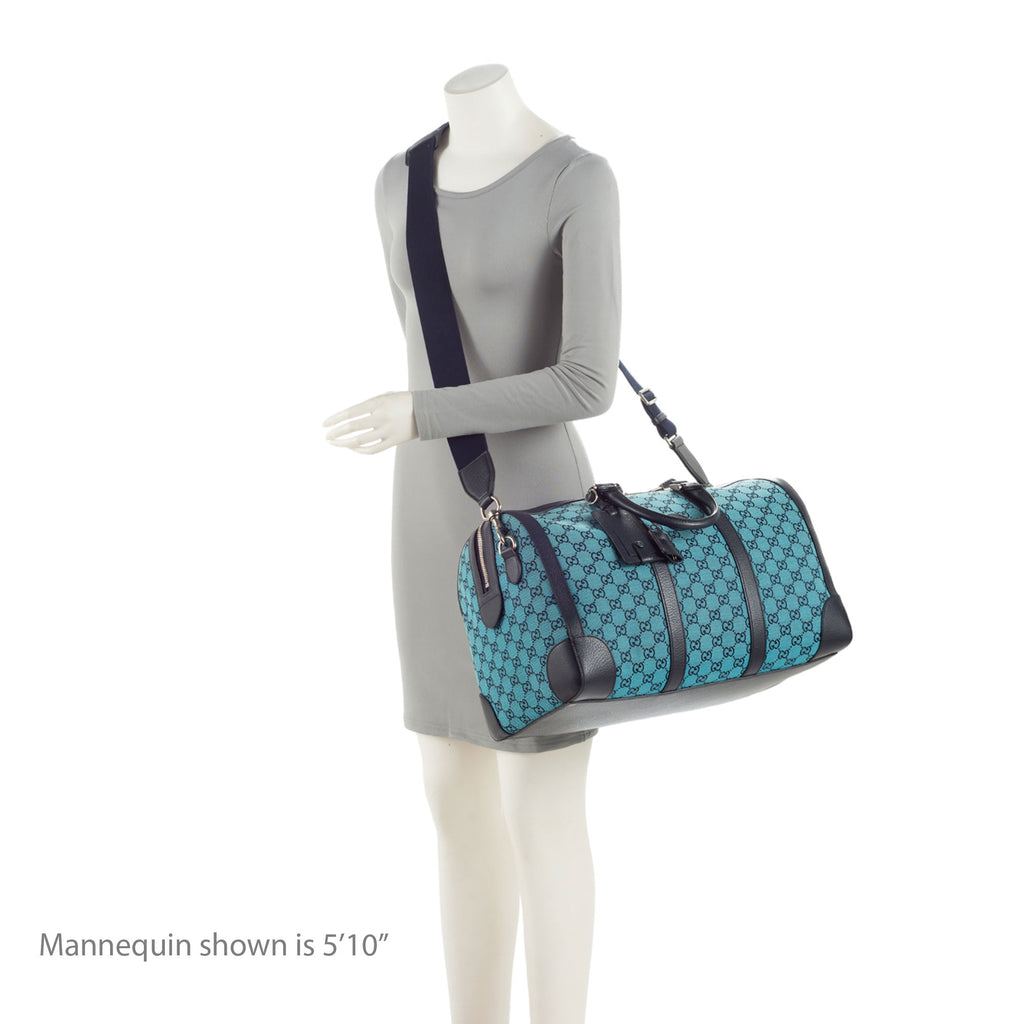 Gucci GG Canvas Savoy Medium Duffle (SHF-8zVTxr)