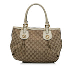 Gucci GG Canvas Scarlett Tote Bag (SHG-V3g75g)
