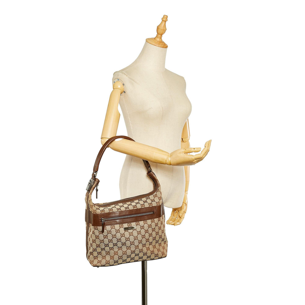 Gucci GG Canvas Shoulder Bag (SHG-25362)