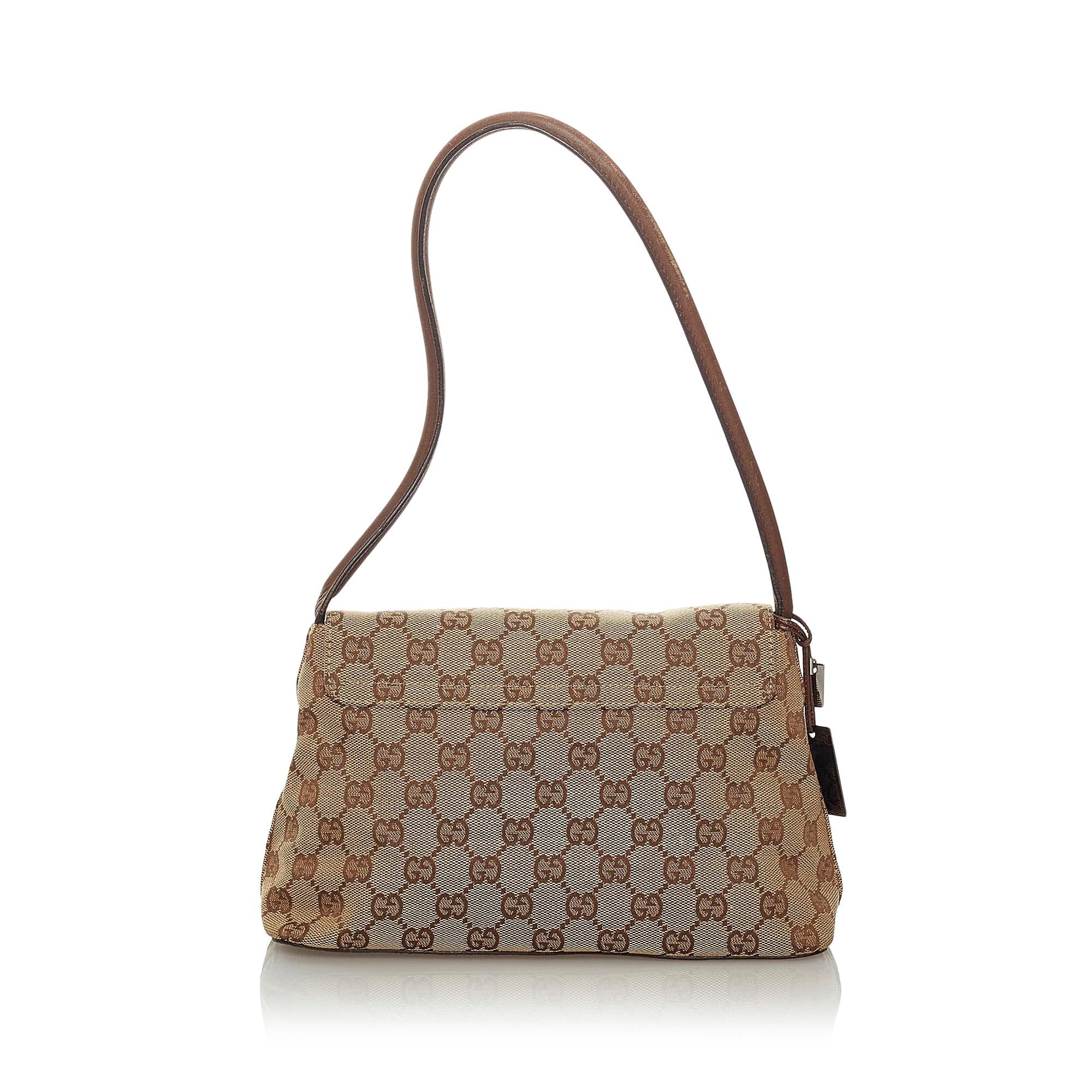 Gucci GG Canvas Shoulder Bag (SHG-28963)