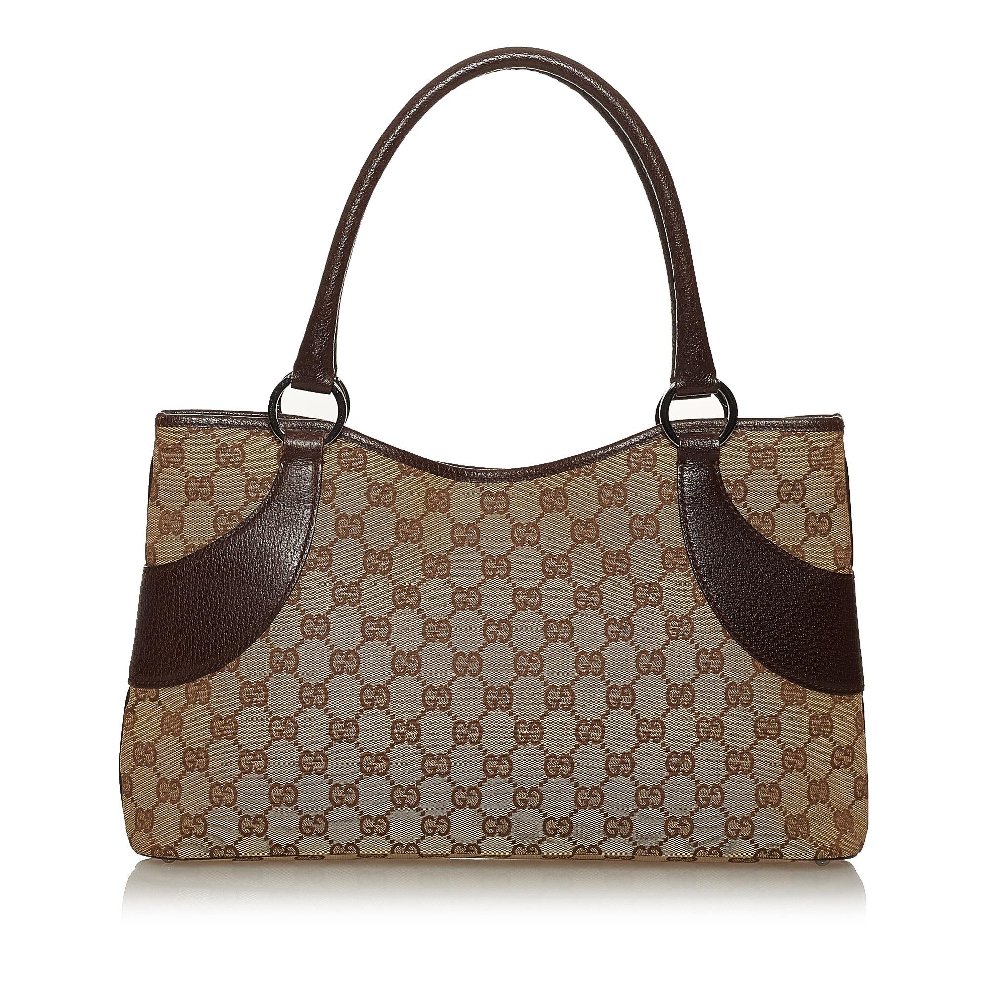 Gucci GG Canvas Shoulder Bag (SHG-29069)