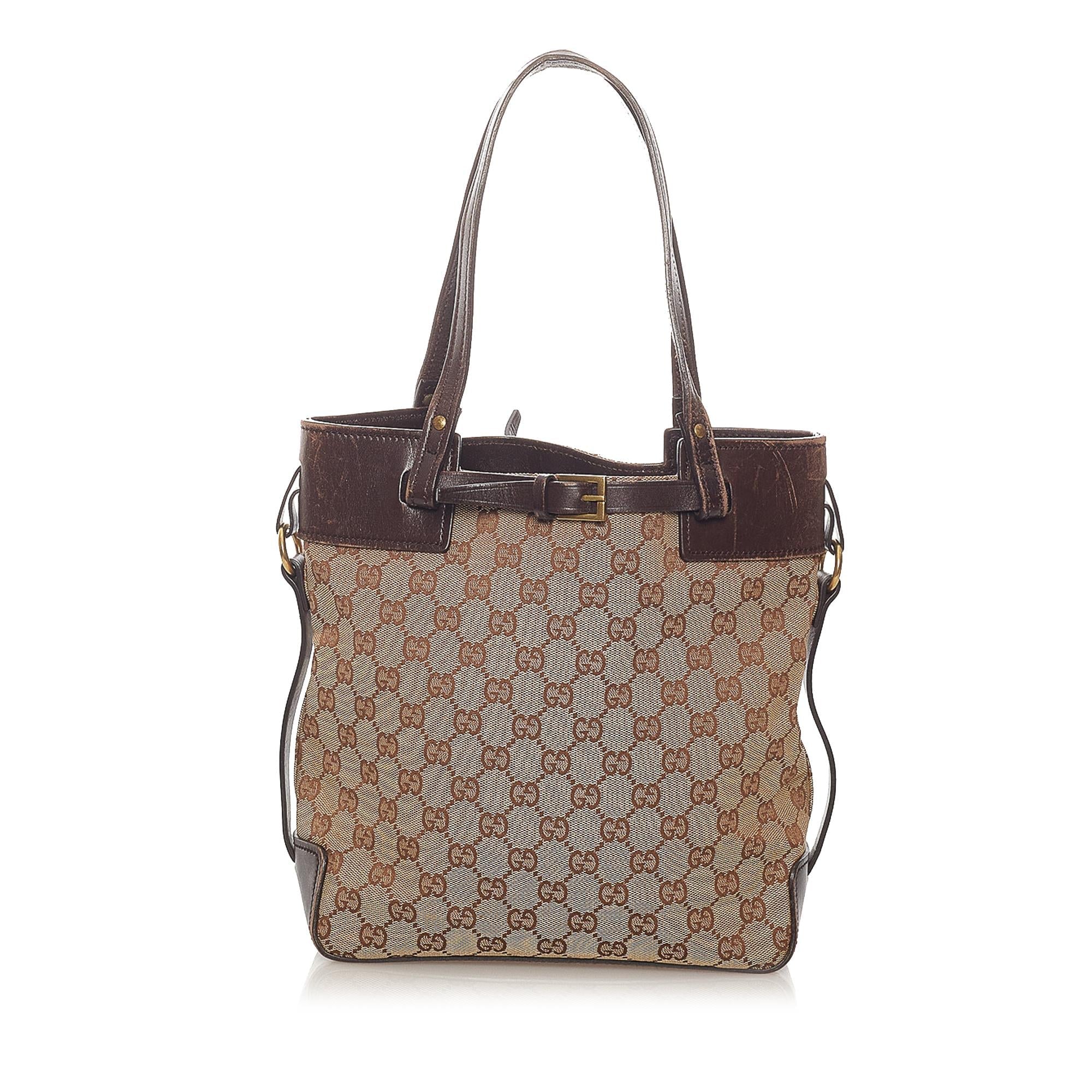 Gucci GG Canvas Shoulder Bag (SHG-33863)