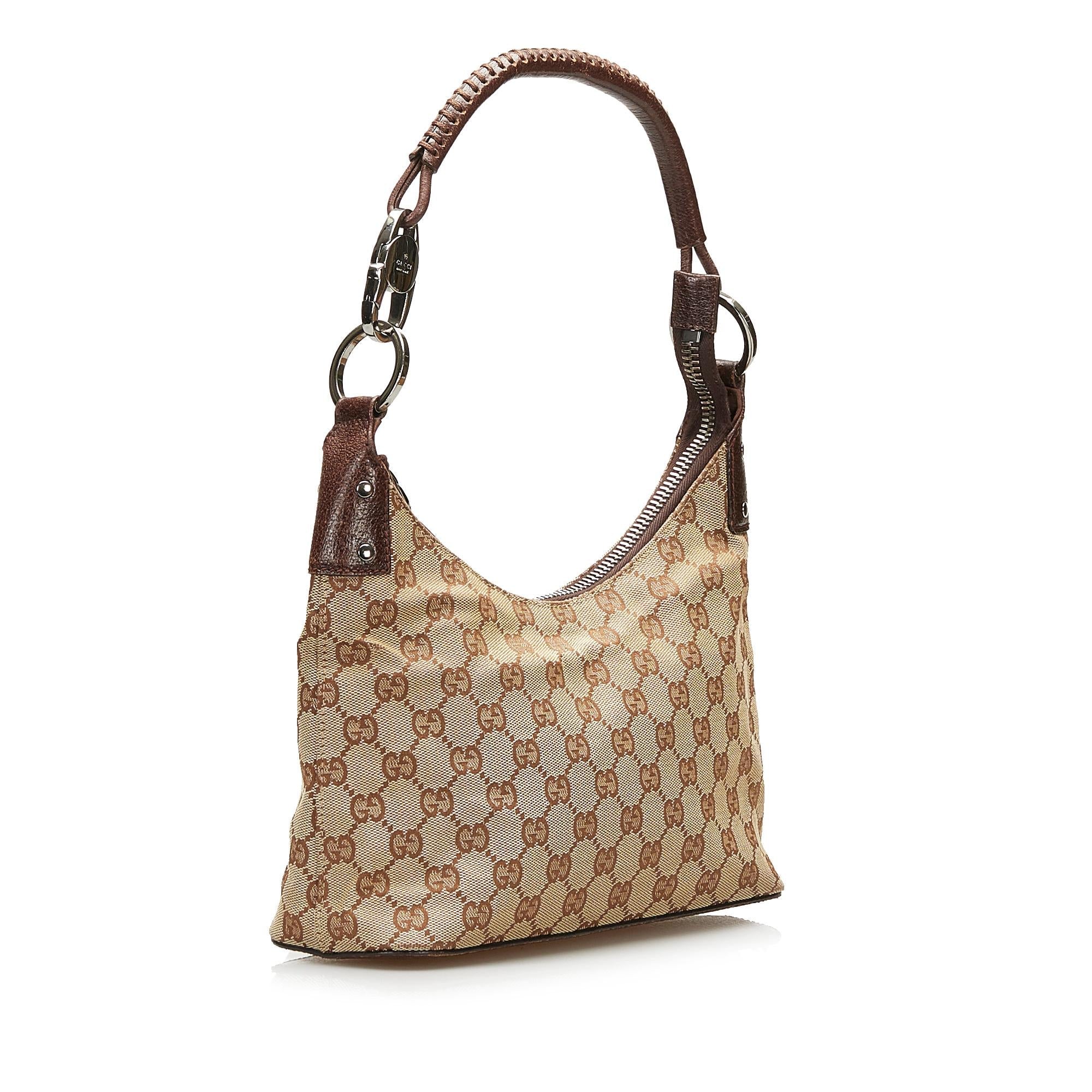 Gucci GG Canvas Shoulder Bag (SHG-35650)