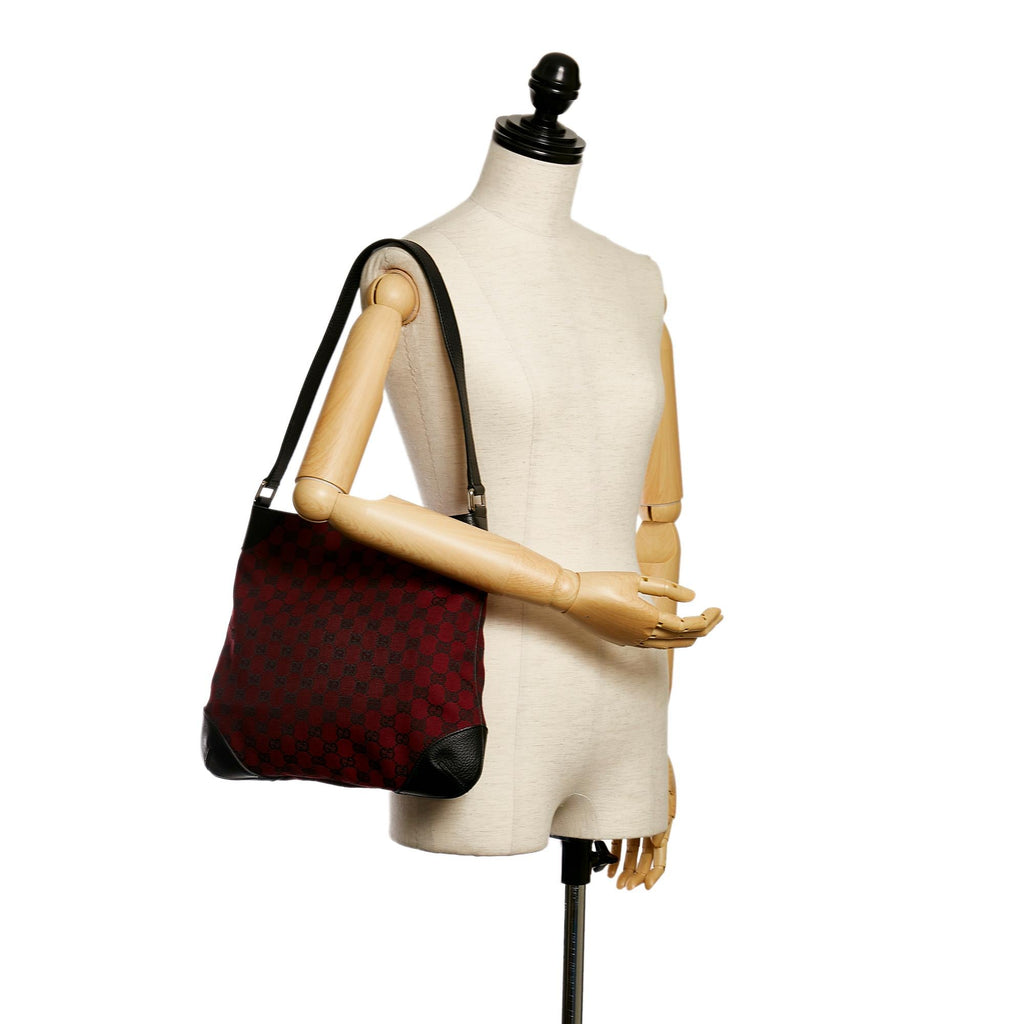 Gucci GG Canvas Shoulder Bag (SHG-36157)