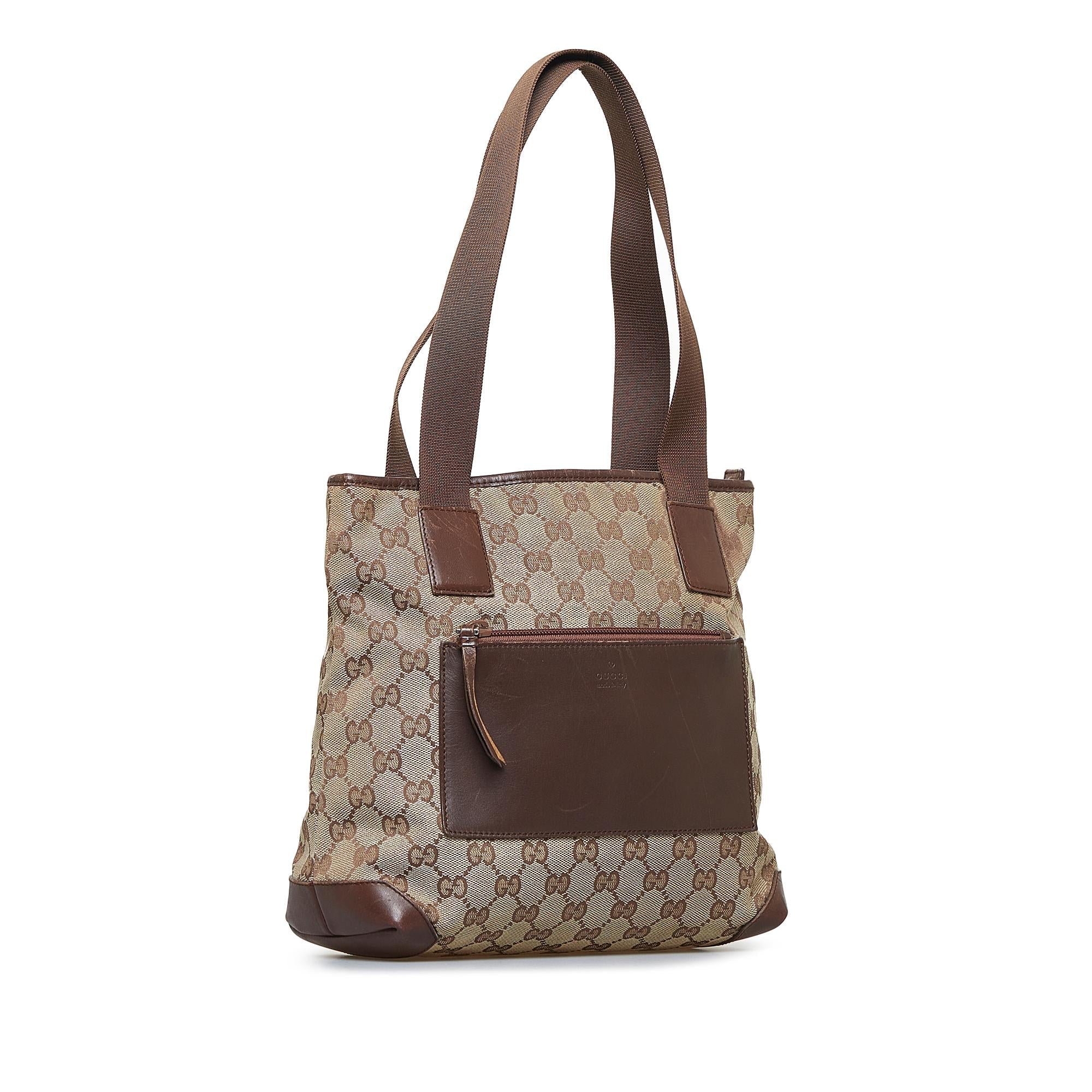 Gucci GG Canvas Shoulder Bag (SHG-XOt55K)