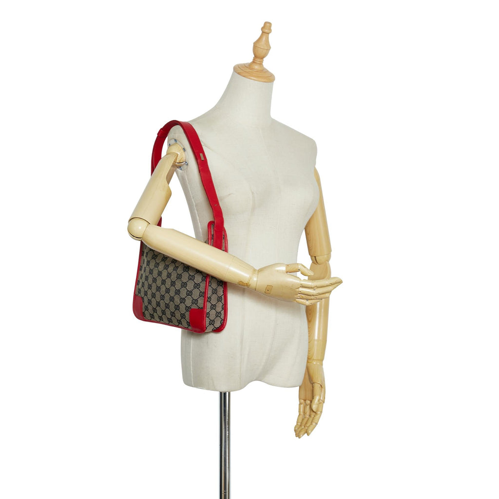 Gucci GG Canvas Shoulder Bag (SHG-FZTgAi)