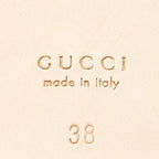 Gucci GG Canvas Horsebit Siaga Slides - Size 8 / 38