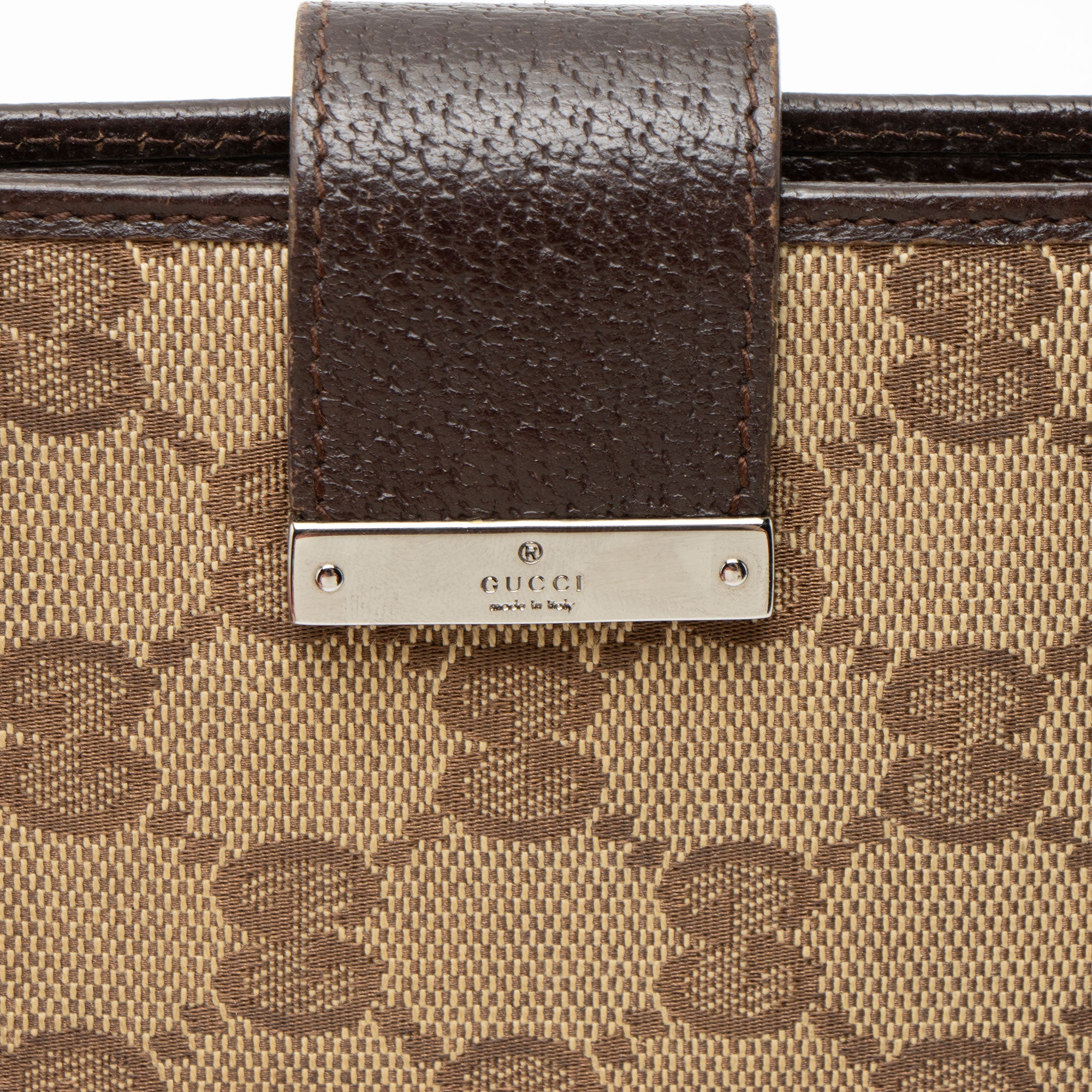 Gucci GG Canvas Small Ring Agenda Cover