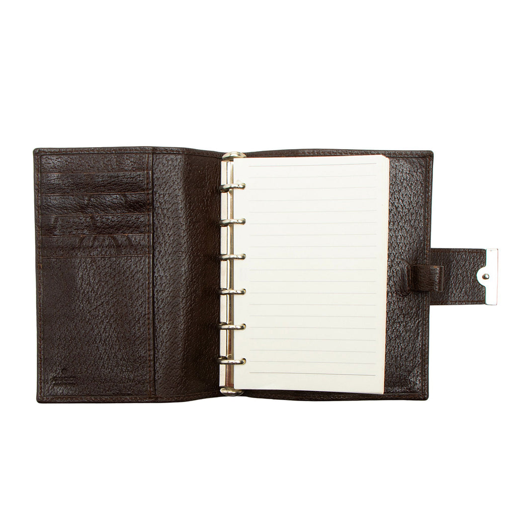 Gucci GG Canvas Small Ring Agenda Cover