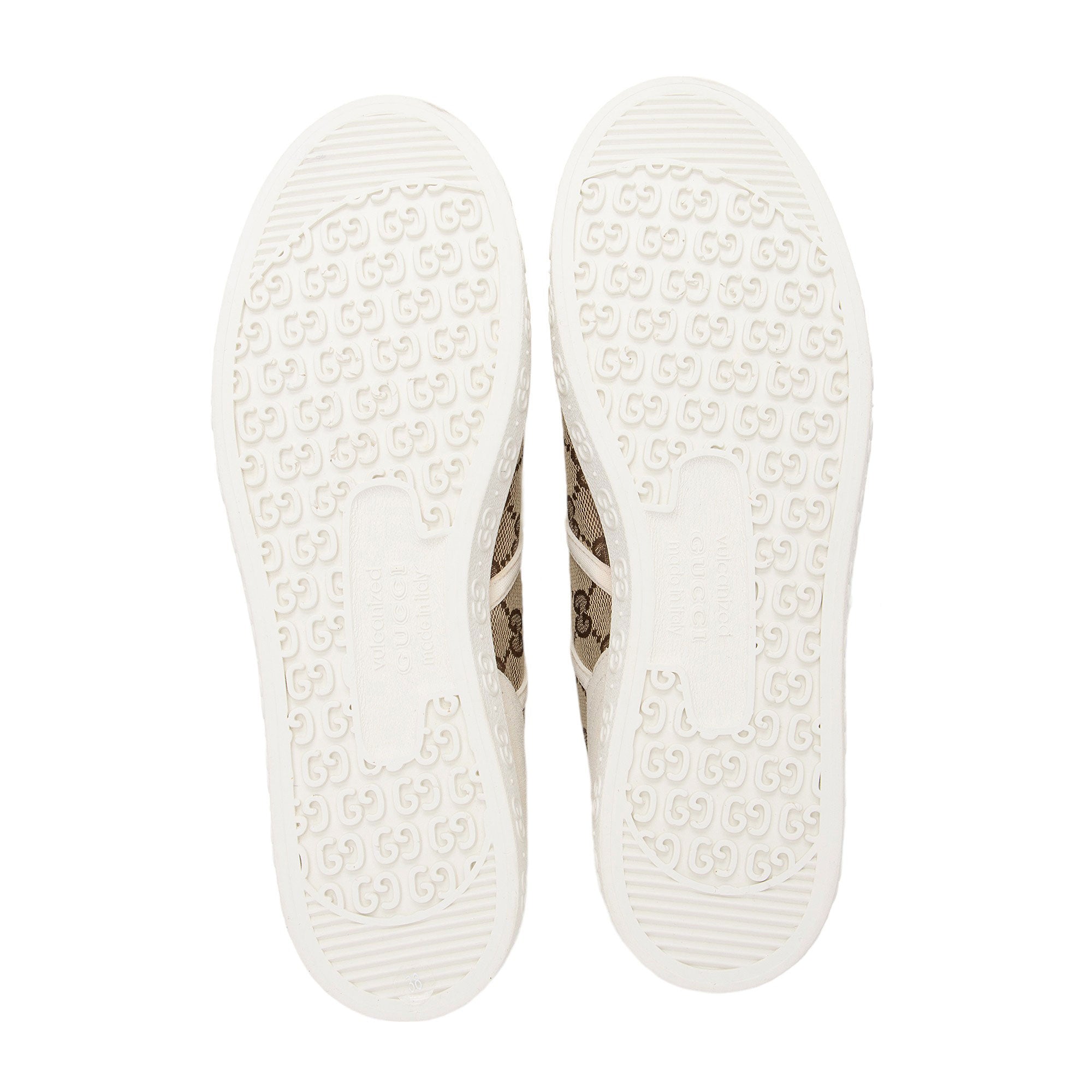Gucci GG Canvas Sneakers - Size 8 / 38 (SHF-lc2jmk)