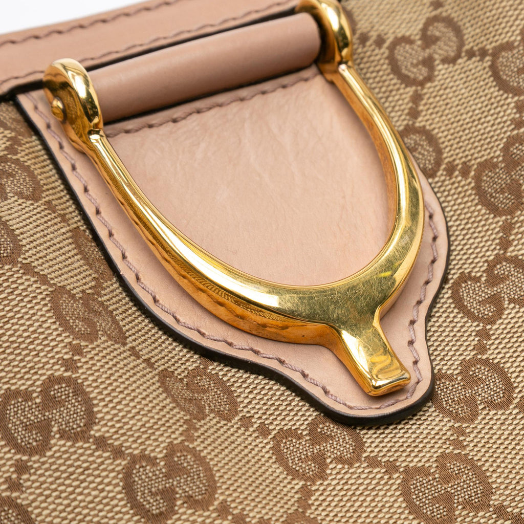 Gucci GG Canvas Soft Stirrup Tote