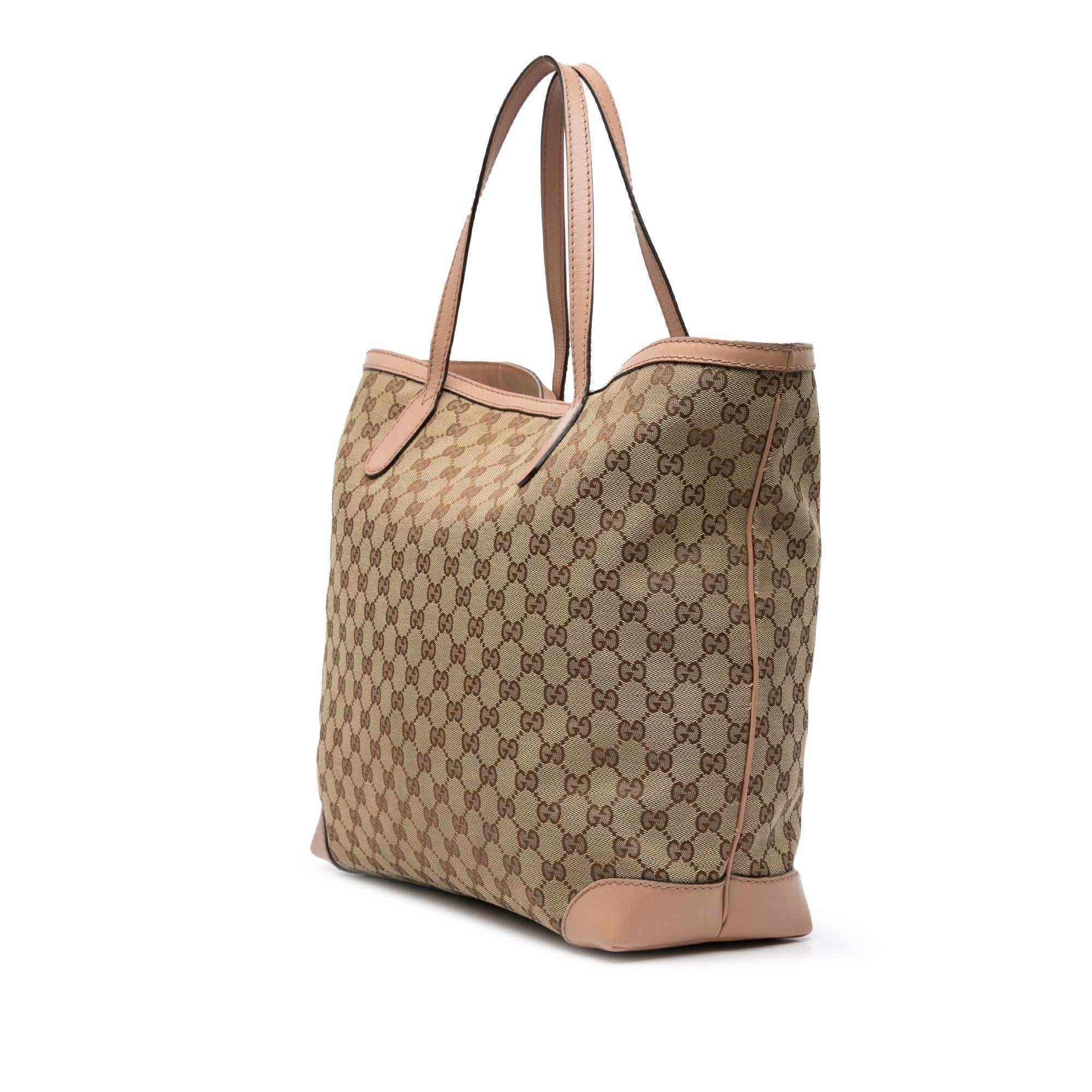 Gucci GG Canvas Soft Stirrup Tote