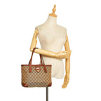 Gucci GG Canvas Stirrup Handbag (SHG-4H8XJO)