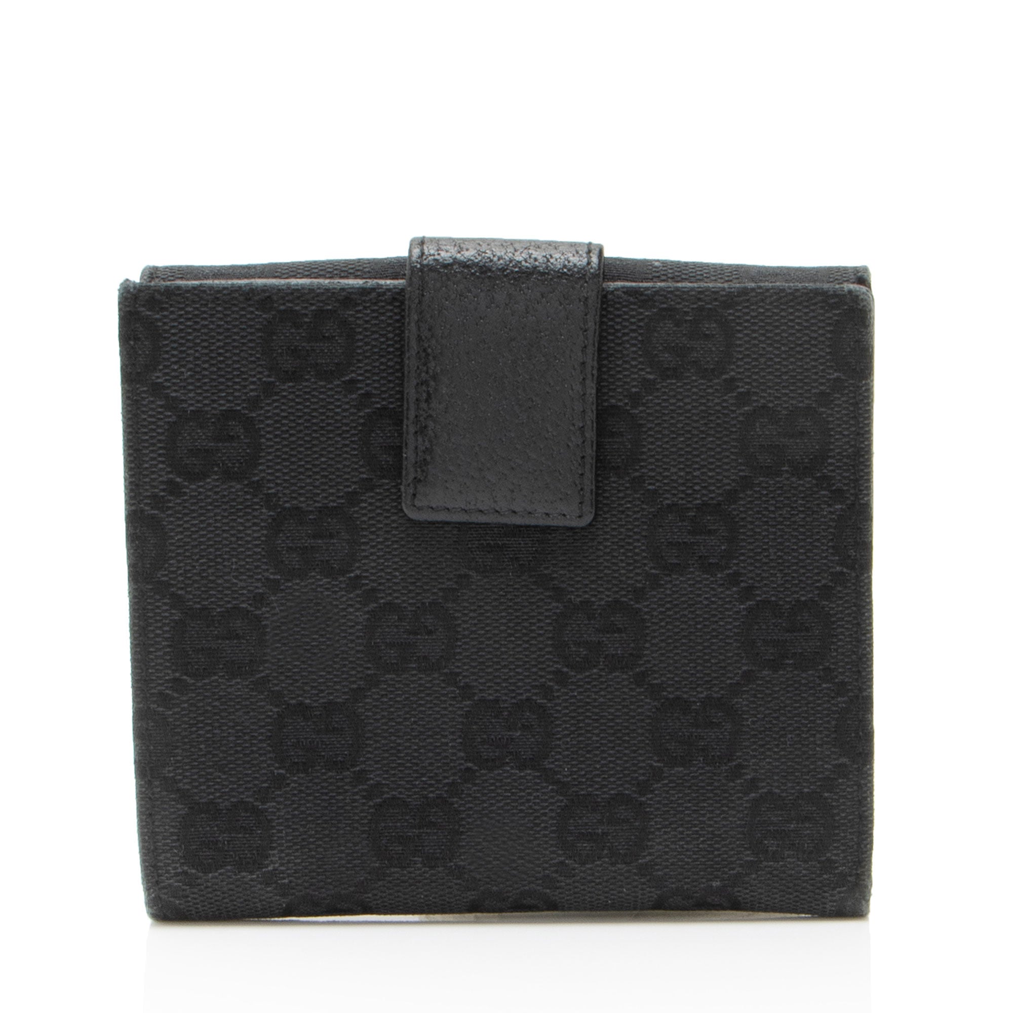 Gucci GG Canvas Studded French Wallet