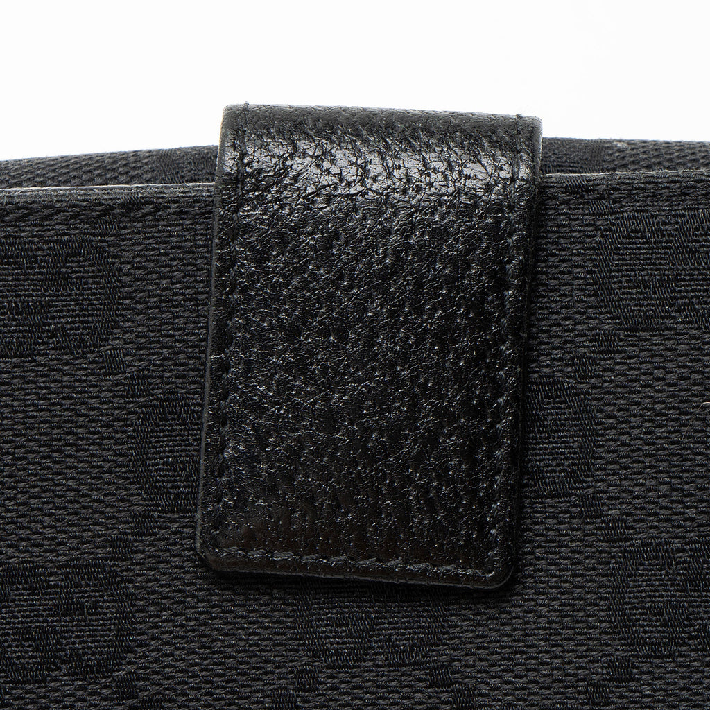 Gucci GG Canvas Studded French Wallet
