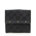 Gucci GG Canvas Studded French Wallet