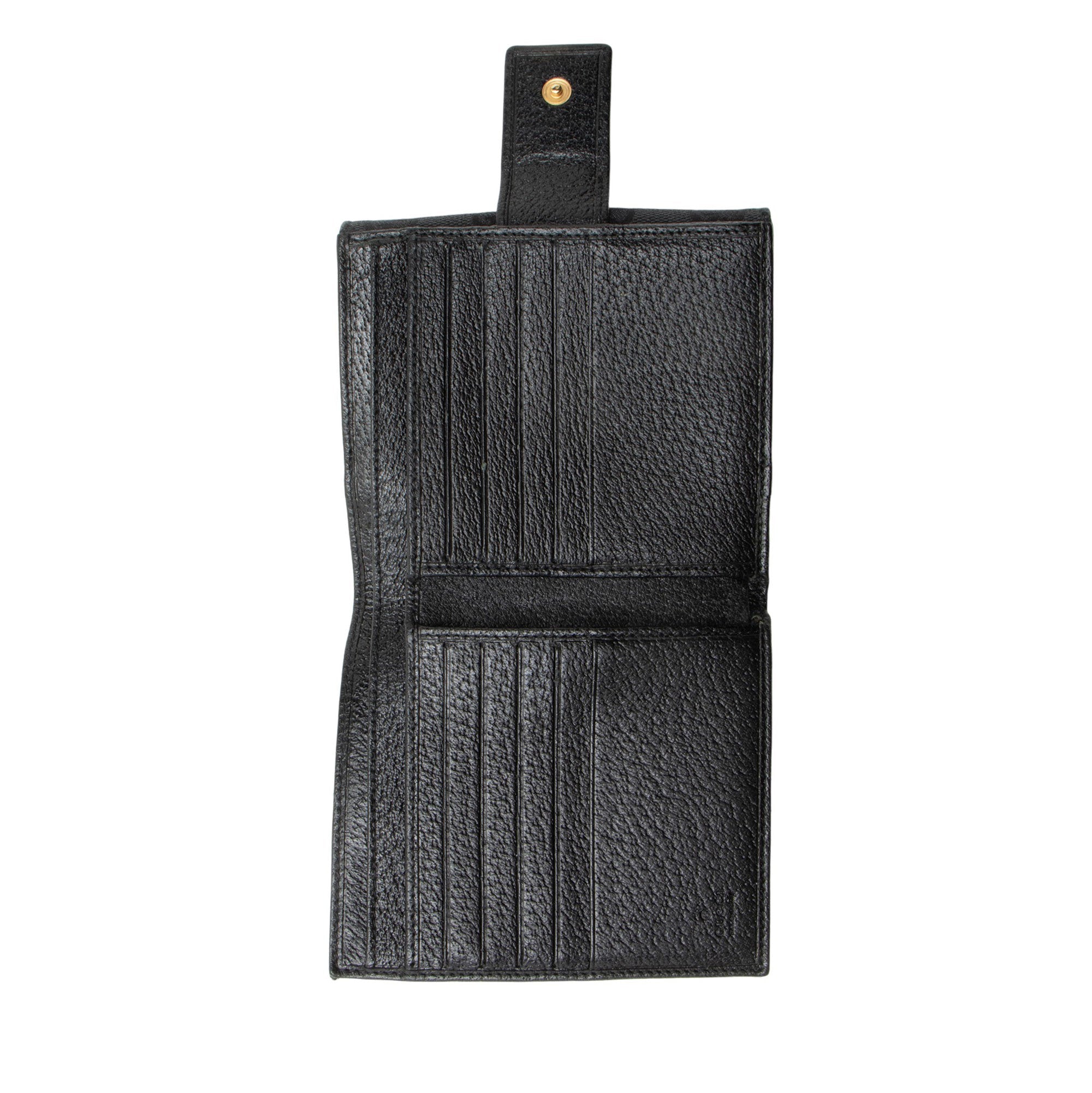 Gucci GG Canvas Studded French Wallet
