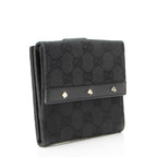 Gucci GG Canvas Studded French Wallet