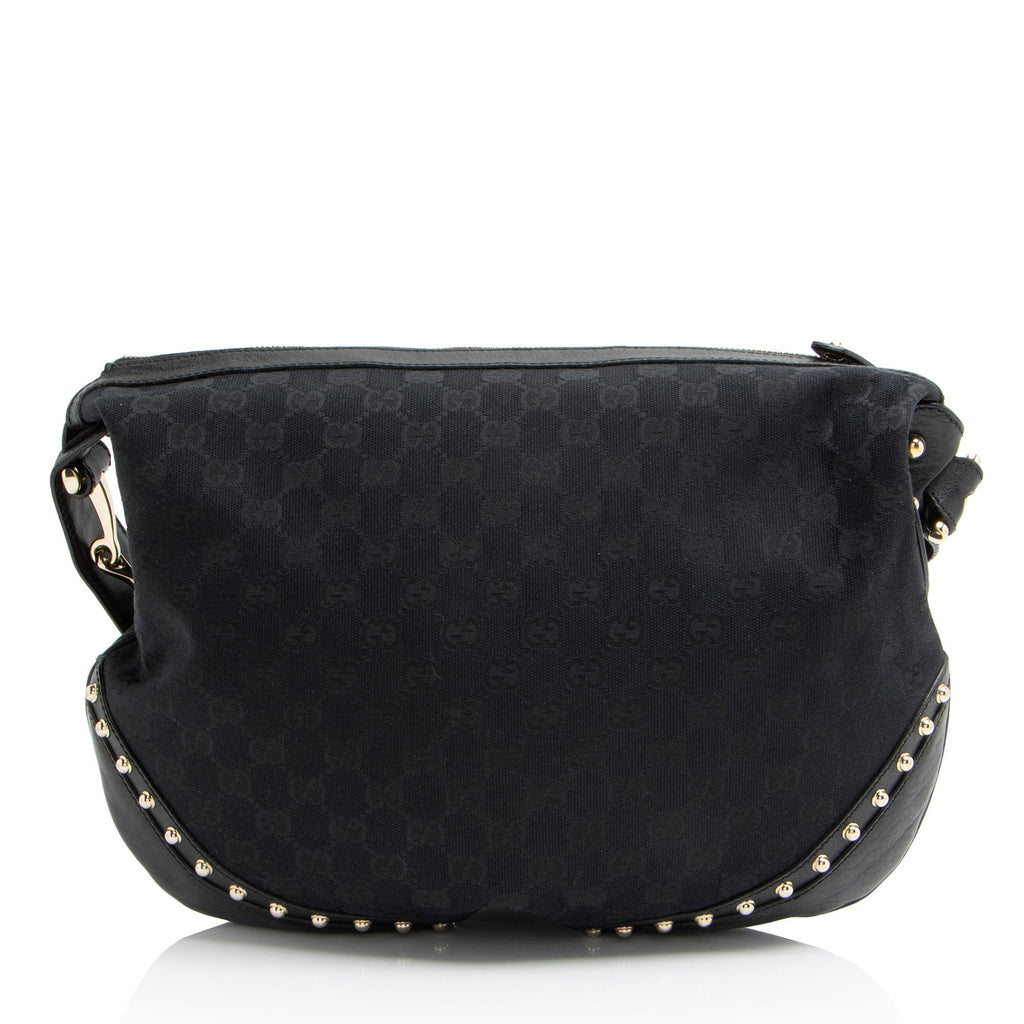 Gucci GG Canvas Studded Pelham Medium Messenger
