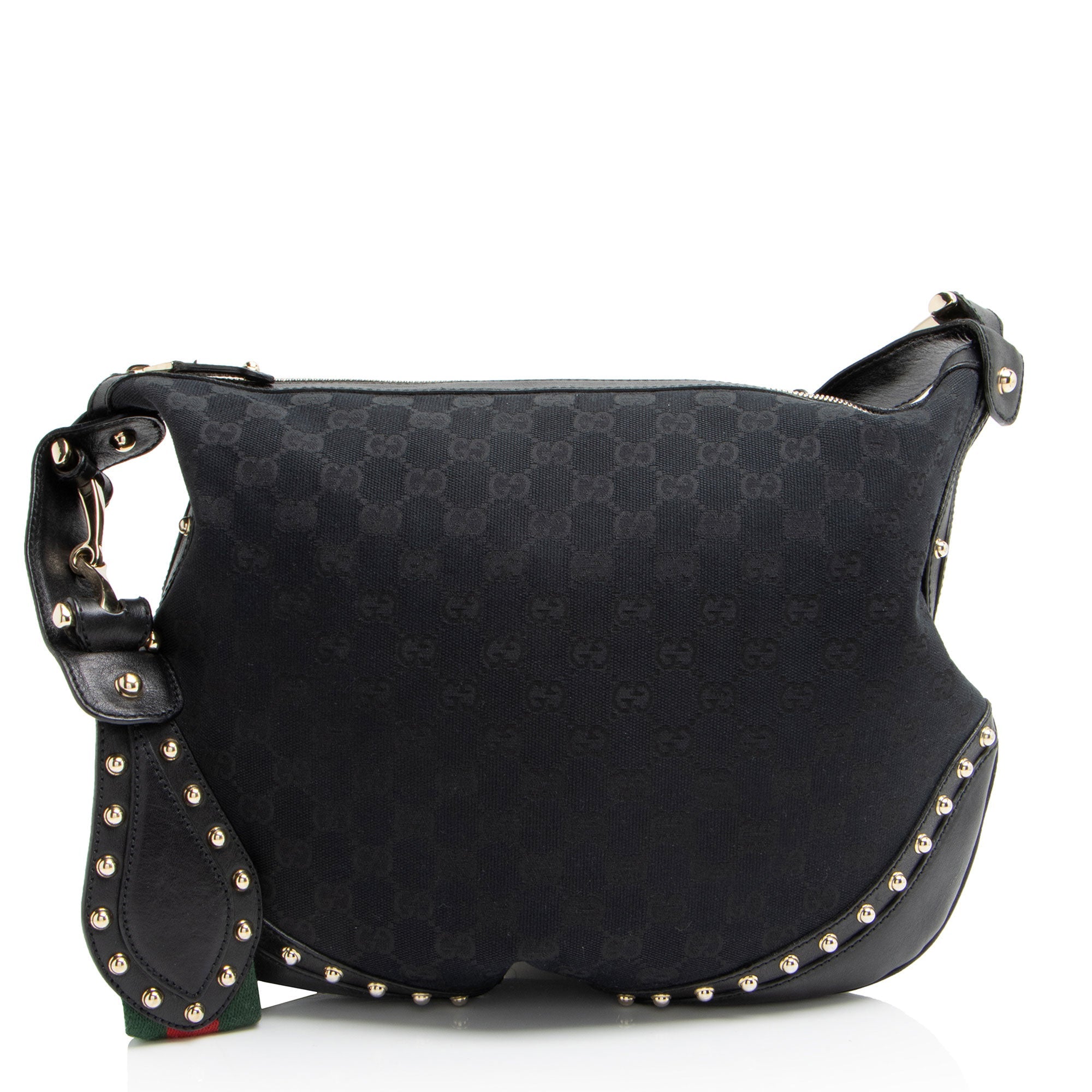 Gucci GG Canvas Studded Pelham Medium Messenger