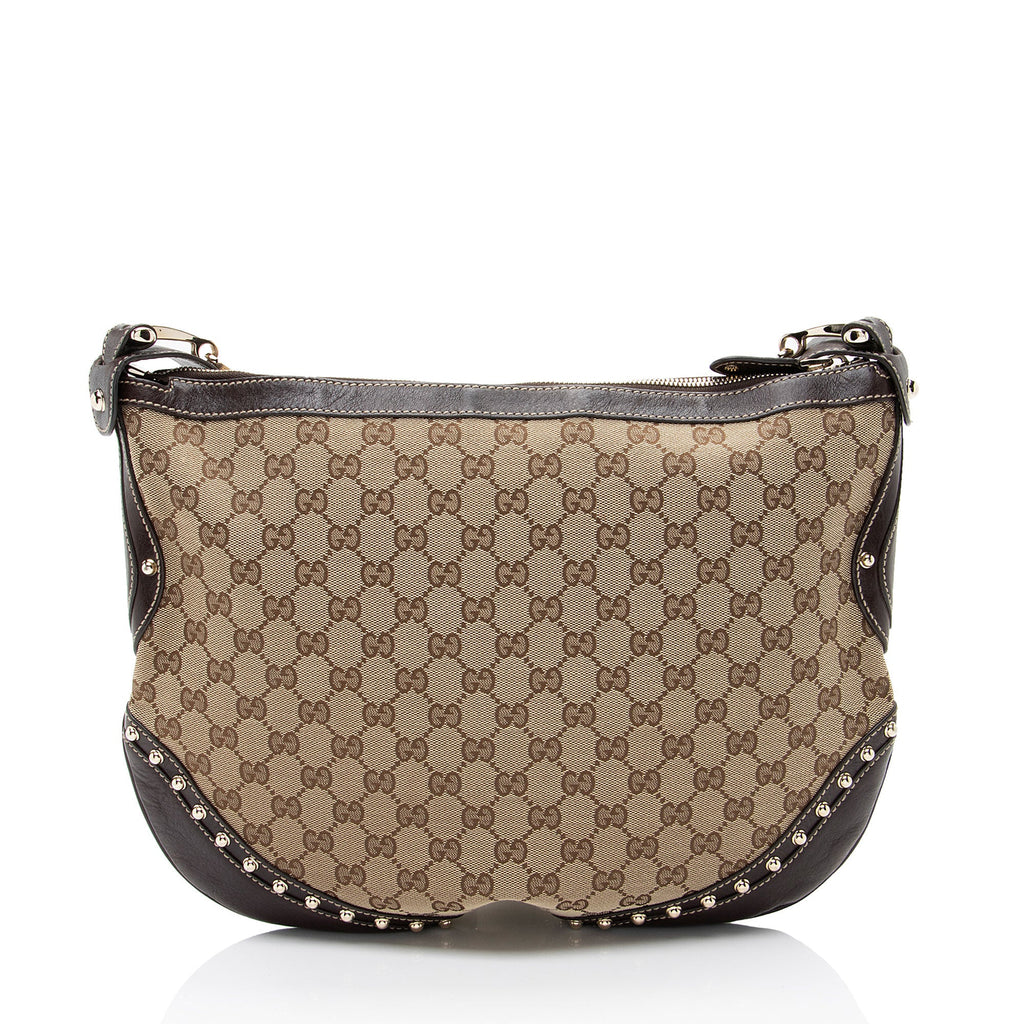 Gucci GG Canvas Studded Pelham Medium Messenger