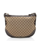 Gucci GG Canvas Studded Pelham Medium Messenger