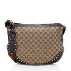 Gucci GG Canvas Studded Pelham Medium Messenger