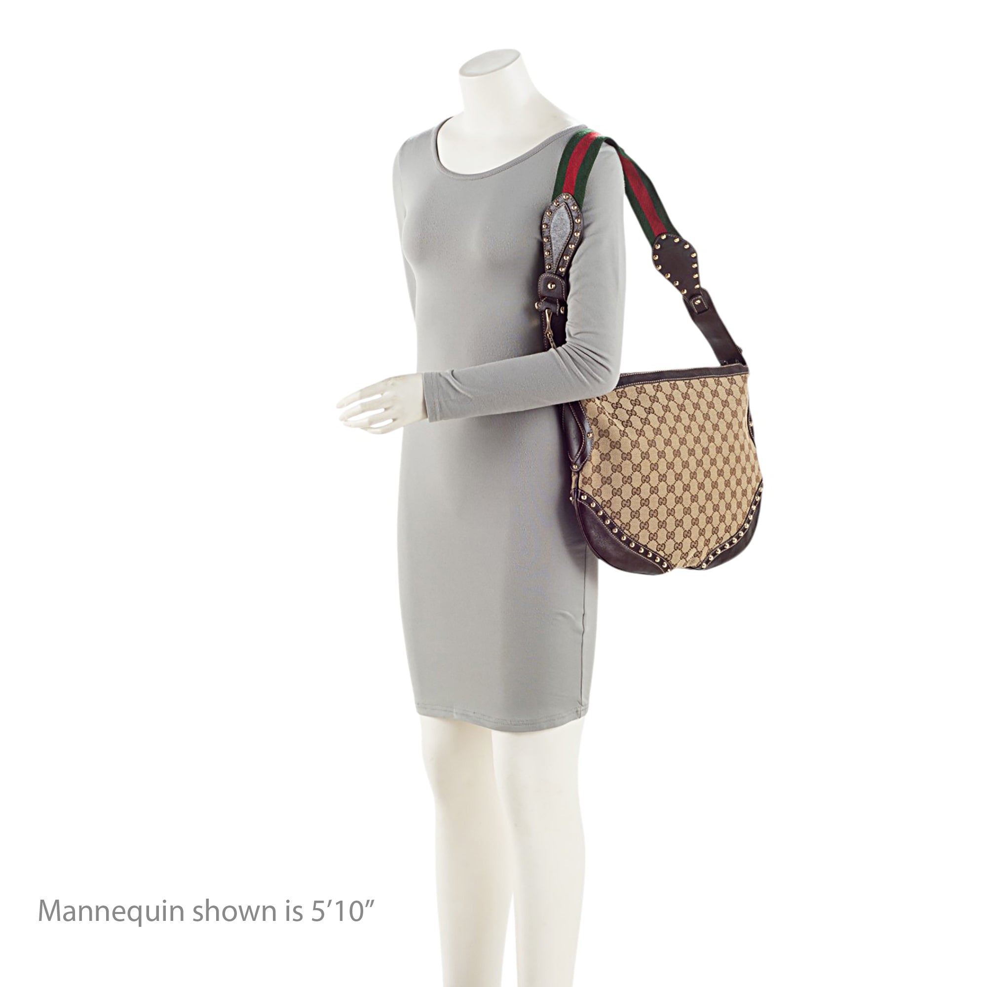 Gucci GG Canvas Studded Pelham Medium Messenger