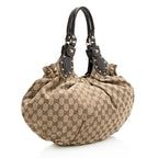 Gucci GG Canvas Studded Pelham Small Shoulder Bag (SHF-19024)