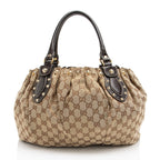 Gucci GG Canvas Studded Pelham Small Tote