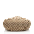 Gucci GG Canvas Studded Pelham Small Tote