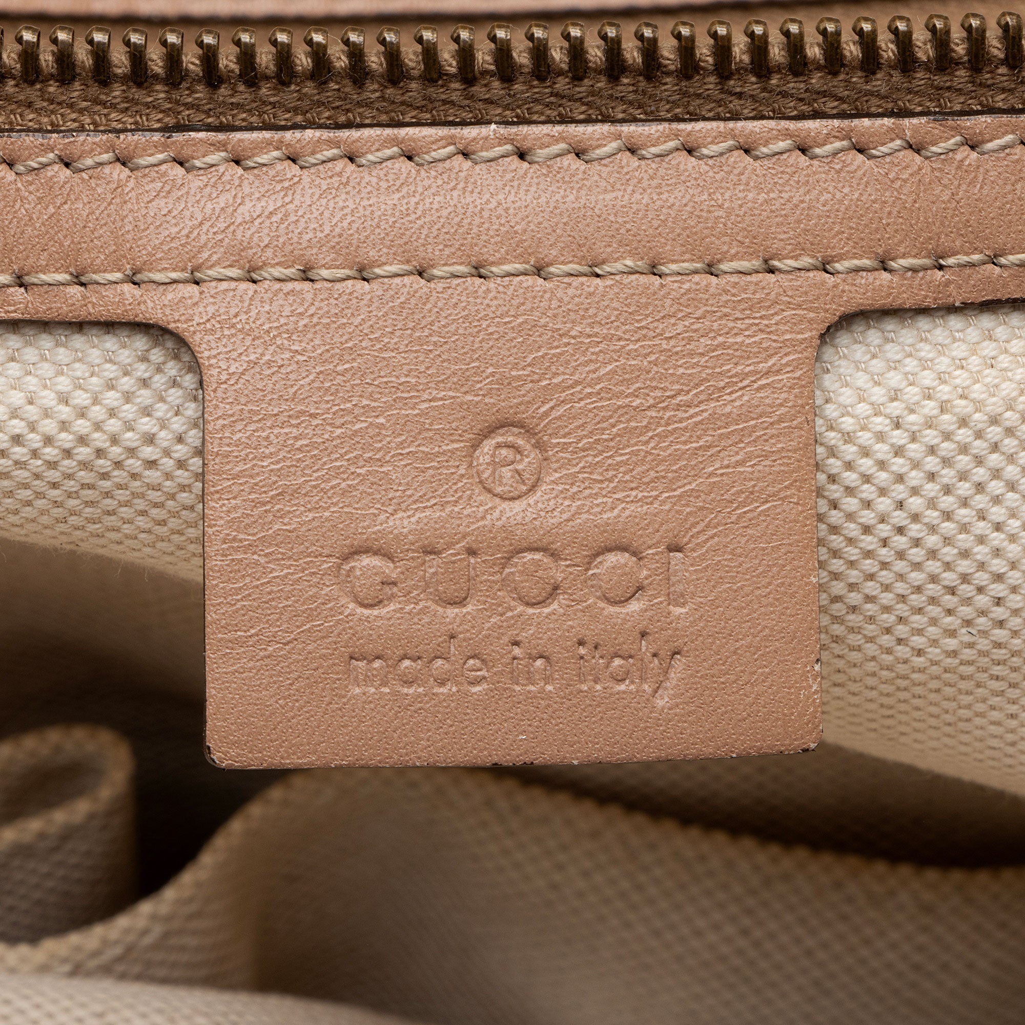Gucci GG Canvas Studded Scarlett Medium Tote