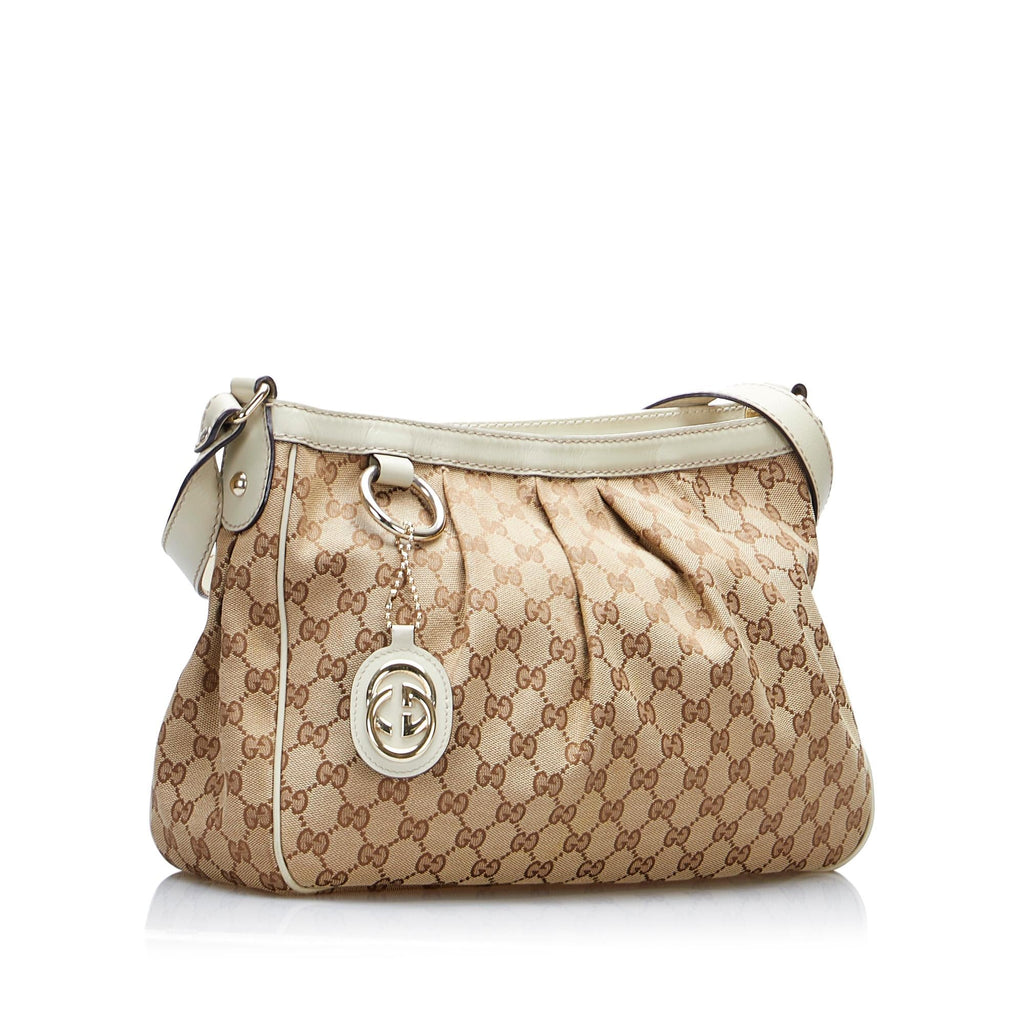 Gucci GG Canvas Sukey Crossbody (SHG-0kv9rv)