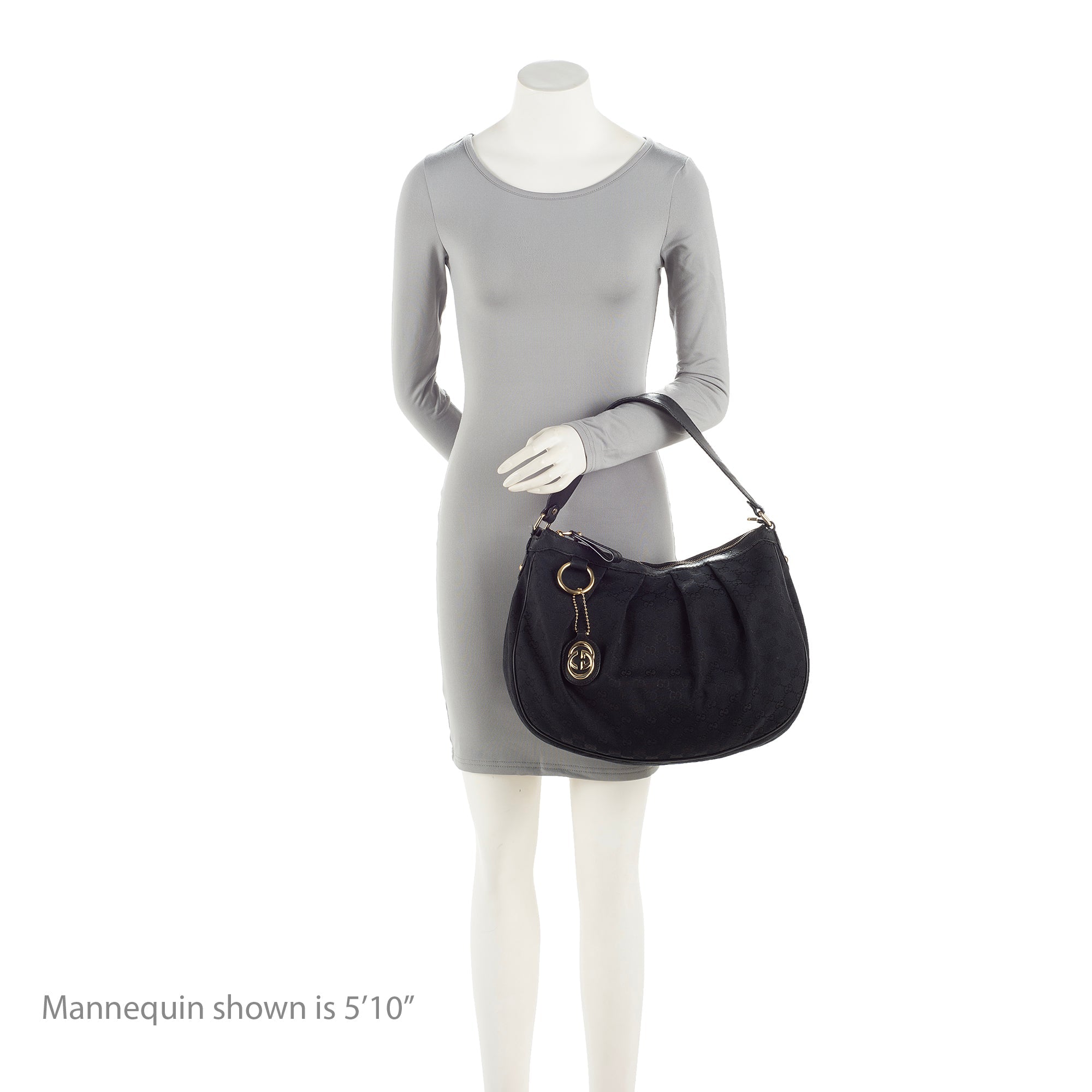 Gucci GG Canvas Sukey Hobo (SHF-23397)