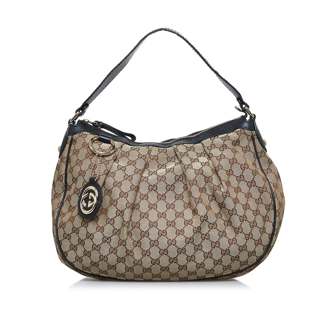 Gucci GG Canvas Sukey Hobo (SHG-tsariF)