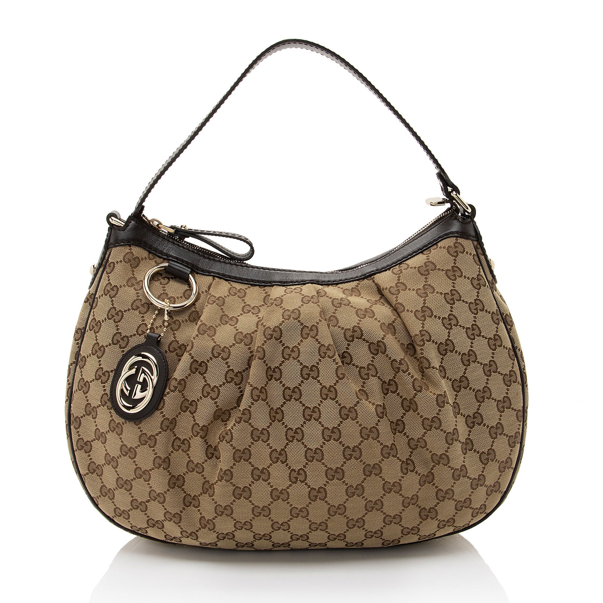 Gucci GG Canvas Sukey Hobo (SHF-tXcsDm)