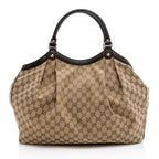 Gucci GG Canvas Sukey Large Tote (SHF-19513)