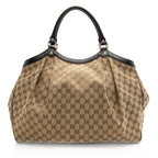 Gucci GG Canvas Sukey Large Tote (SHF-20336)