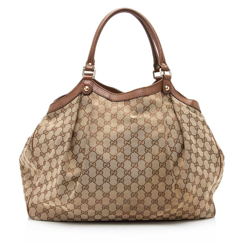 Gucci GG Canvas Sukey Large Tote (SHF-T4JM0Y)