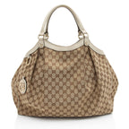Gucci GG Canvas Sukey Large Tote (SHF-A7XQdb)