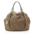 Gucci GG Canvas Sukey Large Tote (SHF-BJePFB)