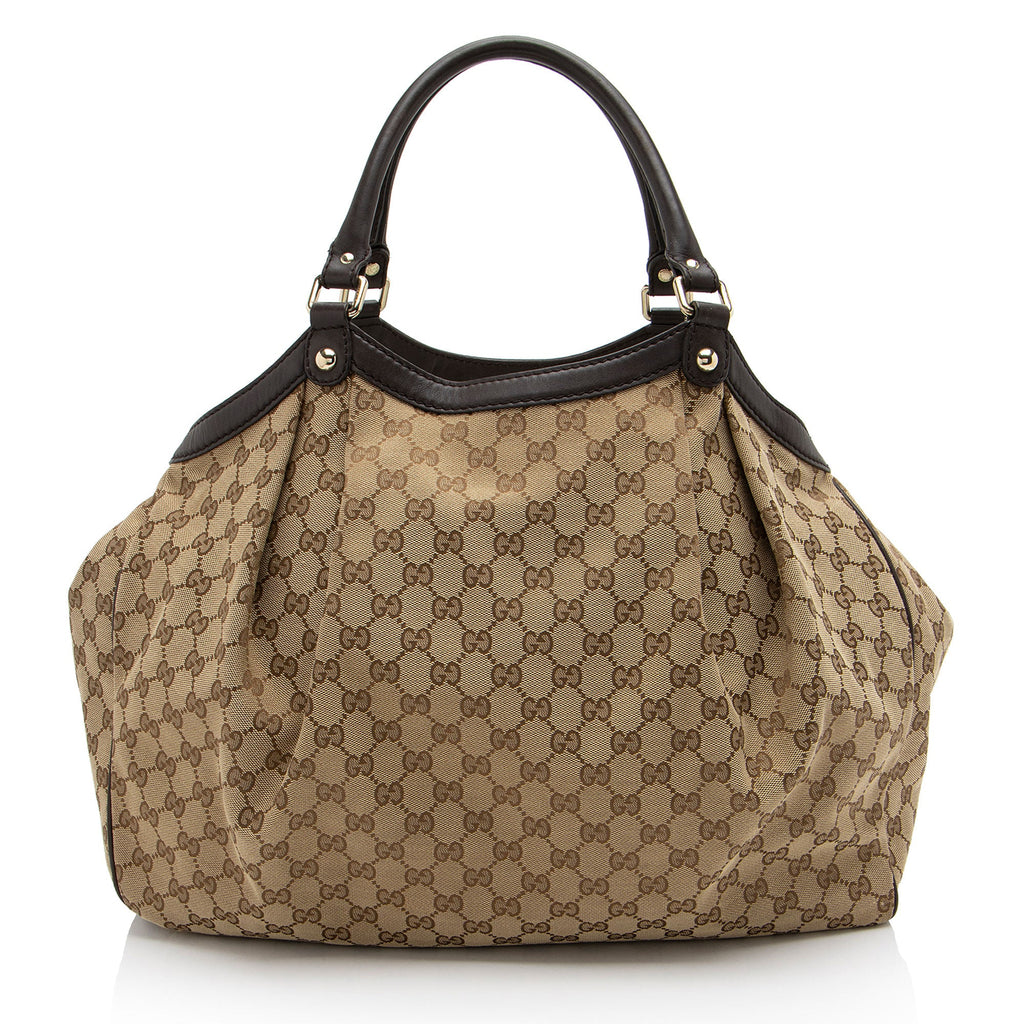 Gucci GG Canvas Sukey Large Tote (SHF-TIeYNz)