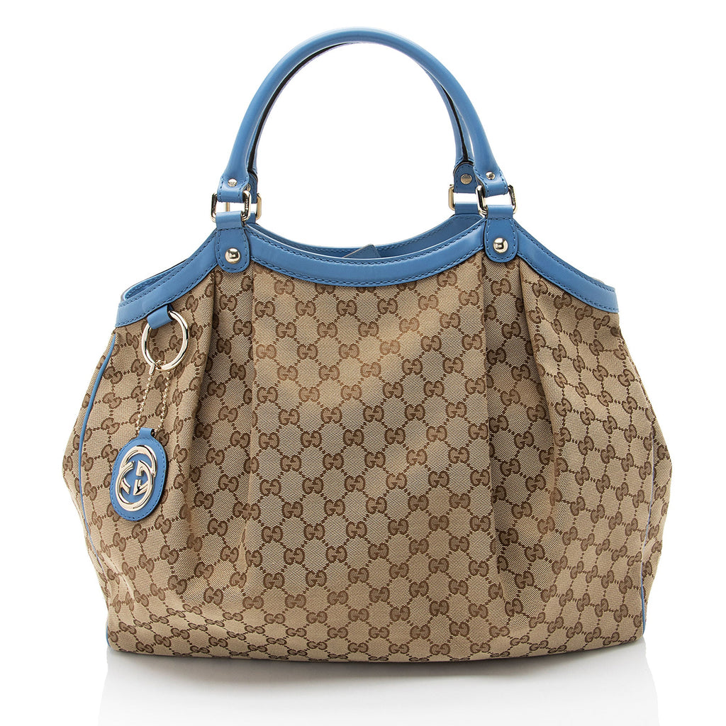 Gucci GG Canvas Sukey Large Tote (SHF-U1Nve5)