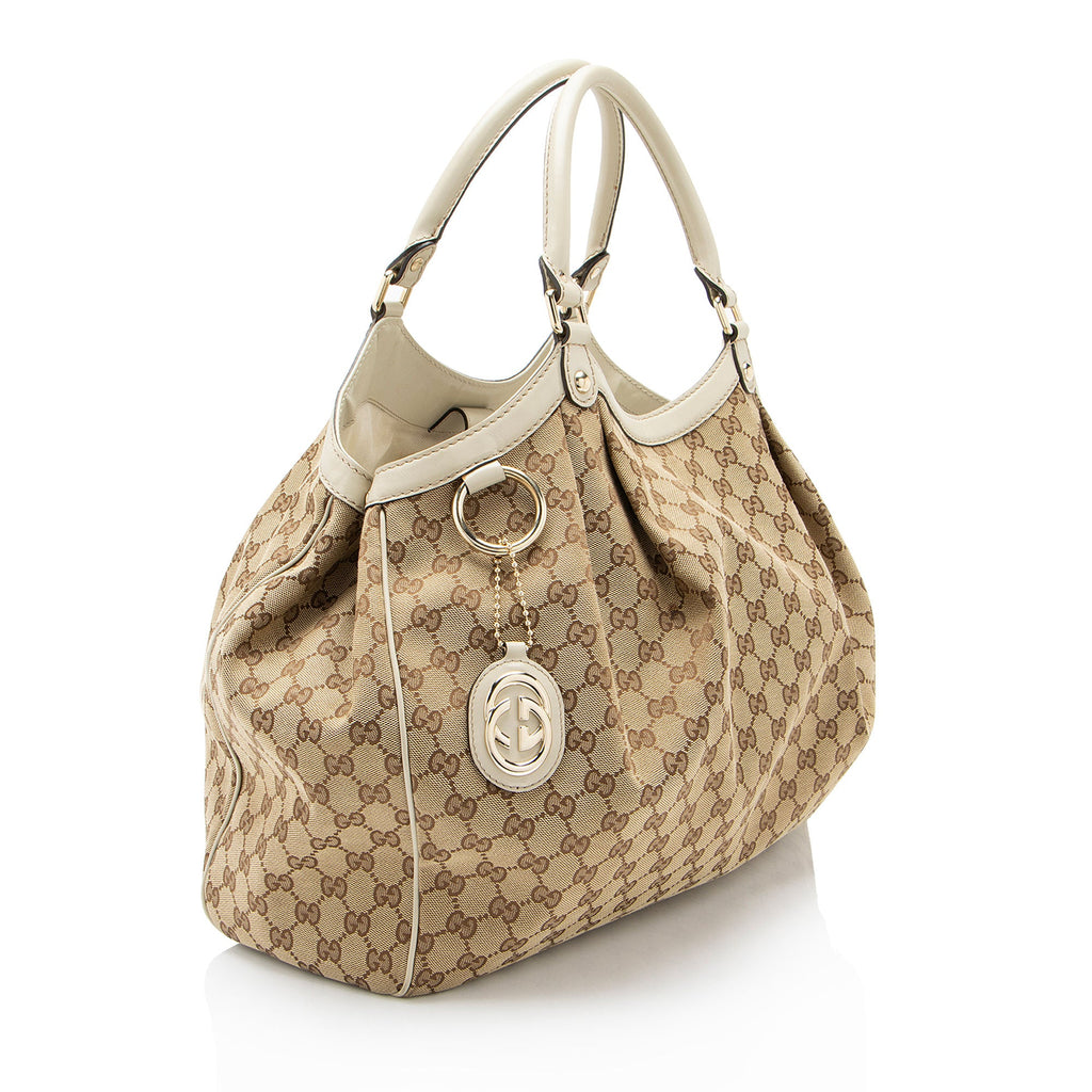 Gucci GG Canvas Sukey Large Tote