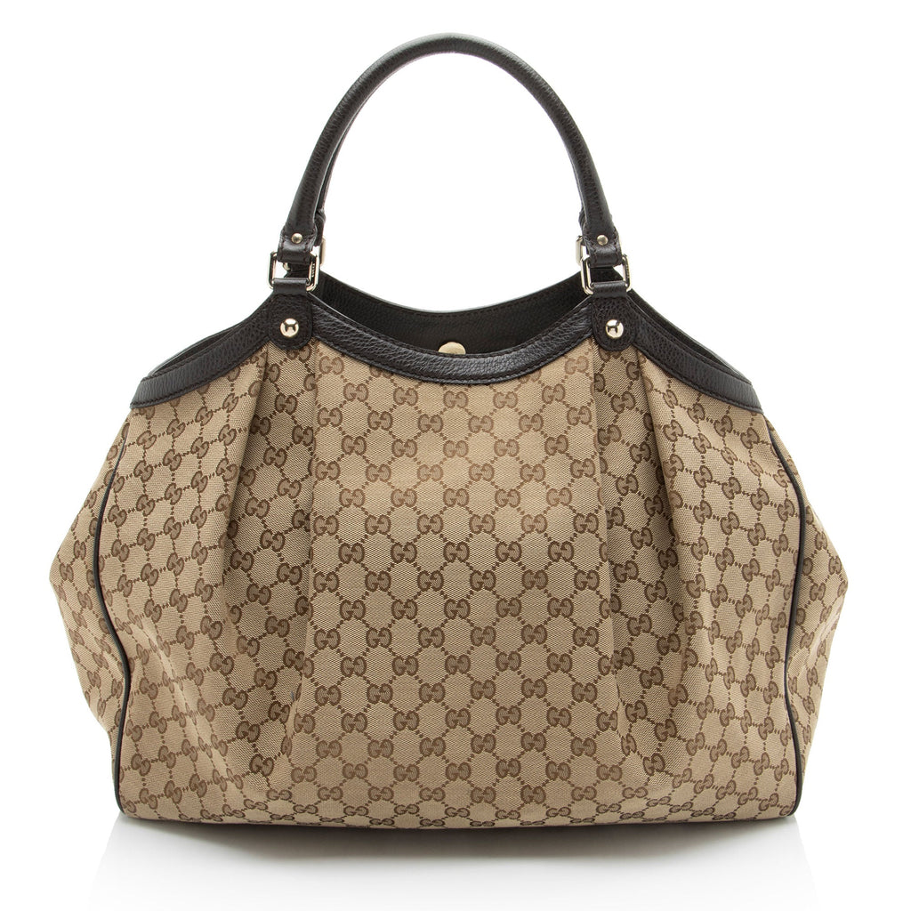 Gucci GG Canvas Sukey Large Tote