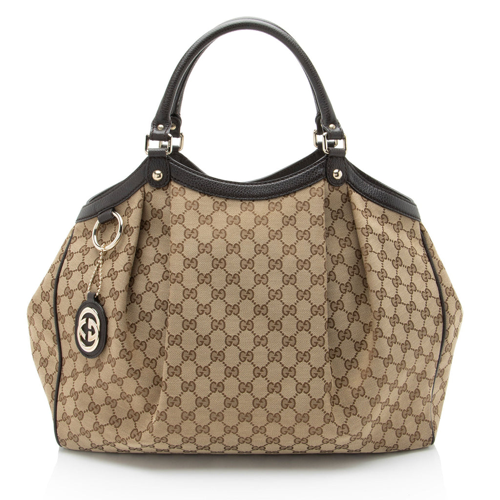 Gucci GG Canvas Sukey Large Tote