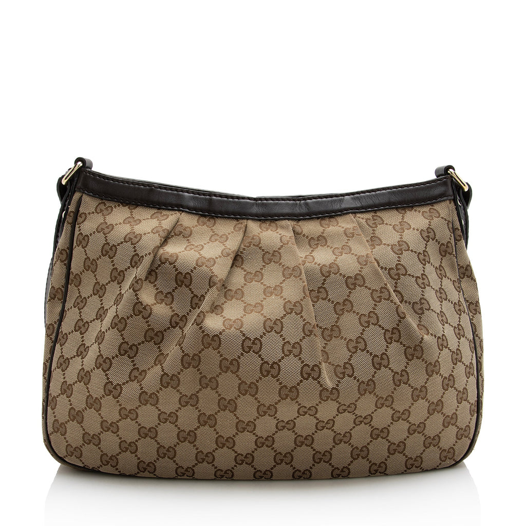 Gucci GG Canvas Sukey Messenger Bag (SHF-22606)