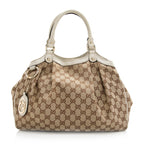 Gucci GG Canvas Sukey Medium Tote (SHF-20444)