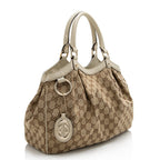 Gucci GG Canvas Sukey Medium Tote (SHF-21958)